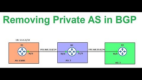 BGP Remove Private AS || [TAMIL]