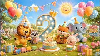 🎂2 Yaş Doğum Günü Şarkısı 🎈 | İkinci Yaşın Kutlu Olsun! 🥳 | En Güzel 2 Yaş Kutlama Müziği