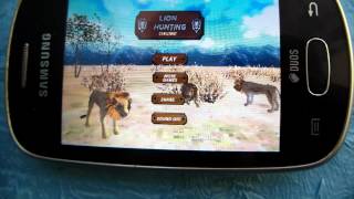 Игра на Андроид "Охота на львов 3D" screenshot 1