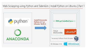 Web Scraping using Python and Selenium | Install Python on Ubuntu | Part 1 | DM | DataMaking