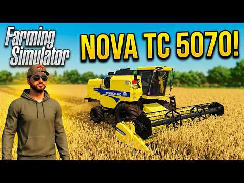 Breaking in my NEW NEW HOLLAND in Farming Simulator 25! The tornadoes won't stop appearing