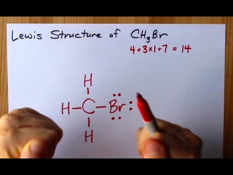 How to Draw the Lewis Structure of CH3Br (bromomethane) - YouTube.