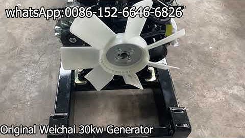 Original Weichai 30kva Diesel generator with Weichai Power Engine Model WP2.3D33E200