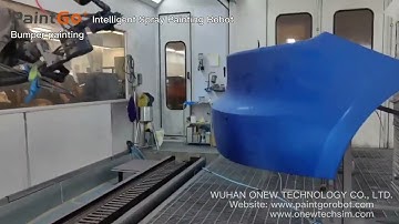 Onew PaintGo Automatic Spray Painting Robotic System - Bumper Painting