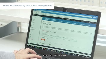 Enable remote monitoring service with Cloud application (powered by BLUE)