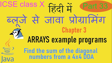 Java in Hindi Class X Ch3 ex 12