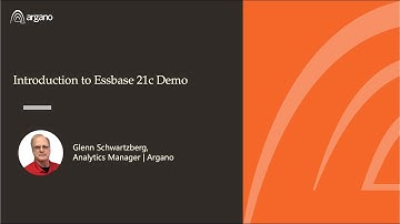 Introduction to Essbase 21c Demo with Glenn Schwartzberg