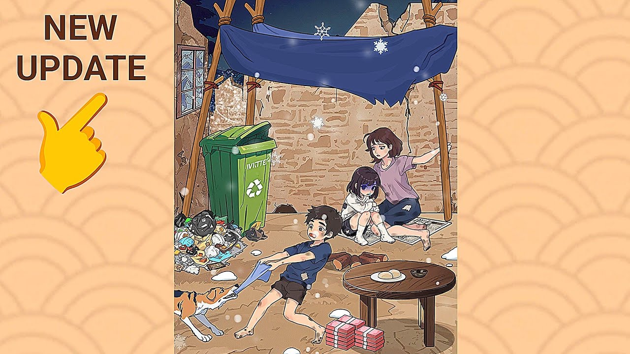 Help A Family Through The Winter ✪ Stray Family ✪ Brain Puzzle Tricky Quest ✪ Level 17