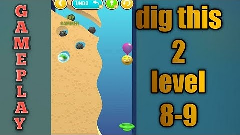 dig this 2 level 8-9 gameplay walkthrough Solution