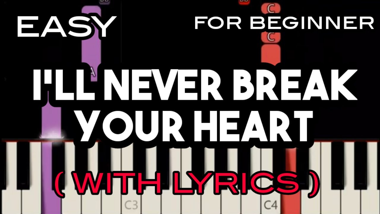 I'LL NEVER BREAK YOUR HEART ( LYRICS ) BACKSTREET BOYS SLOW & EASY