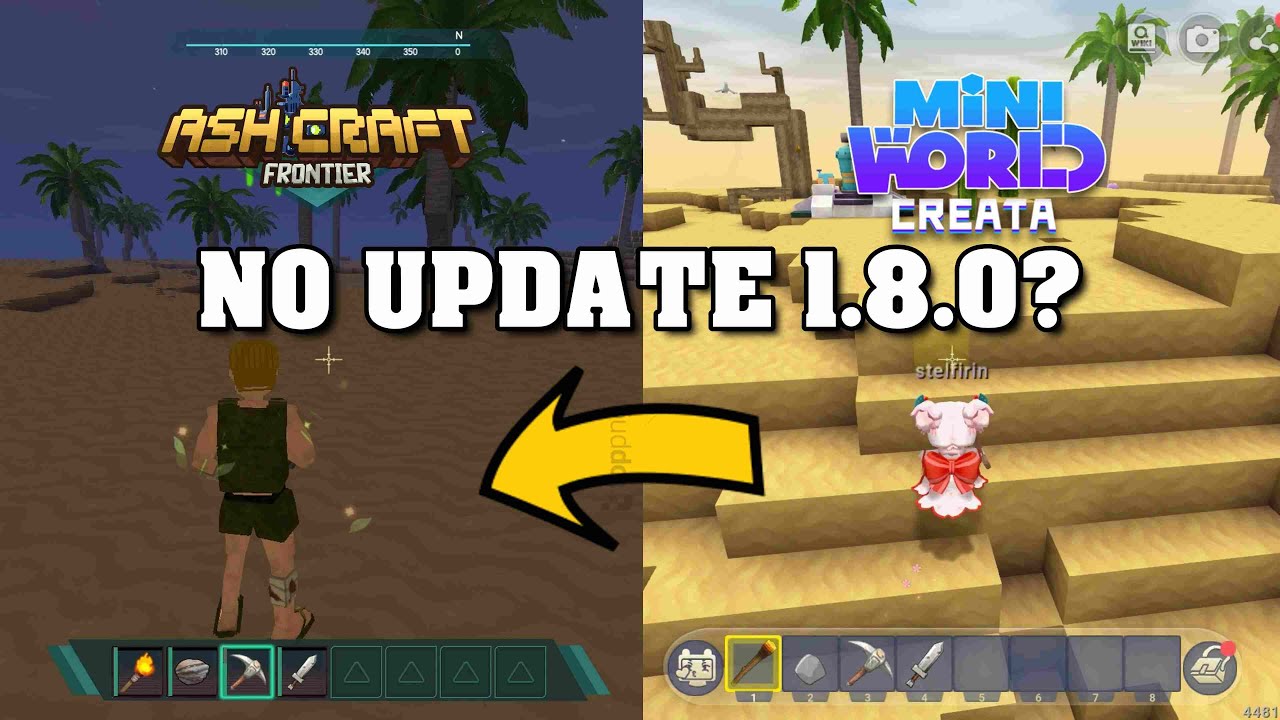 Почему нет нового обновления для Miniworld? и обзор игры Ashcraft Frontier.