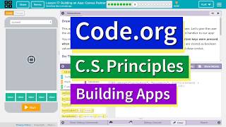 Building an App Canvas Painter Lesson 17.9 Tutorial with Answers Code.org CS Principles