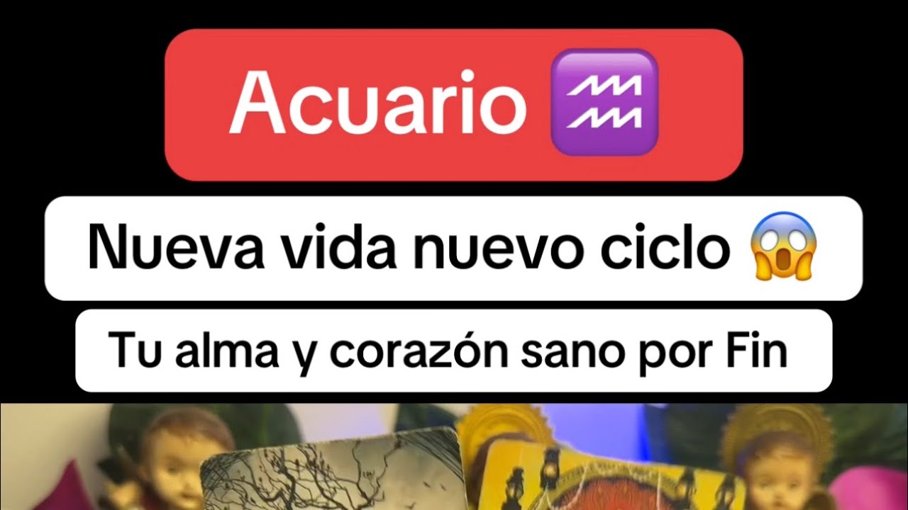 ACUARIO | nueva vida NUEVO CICLO ES UN FIN DE SEMANA ESPECIAL #acuario ...