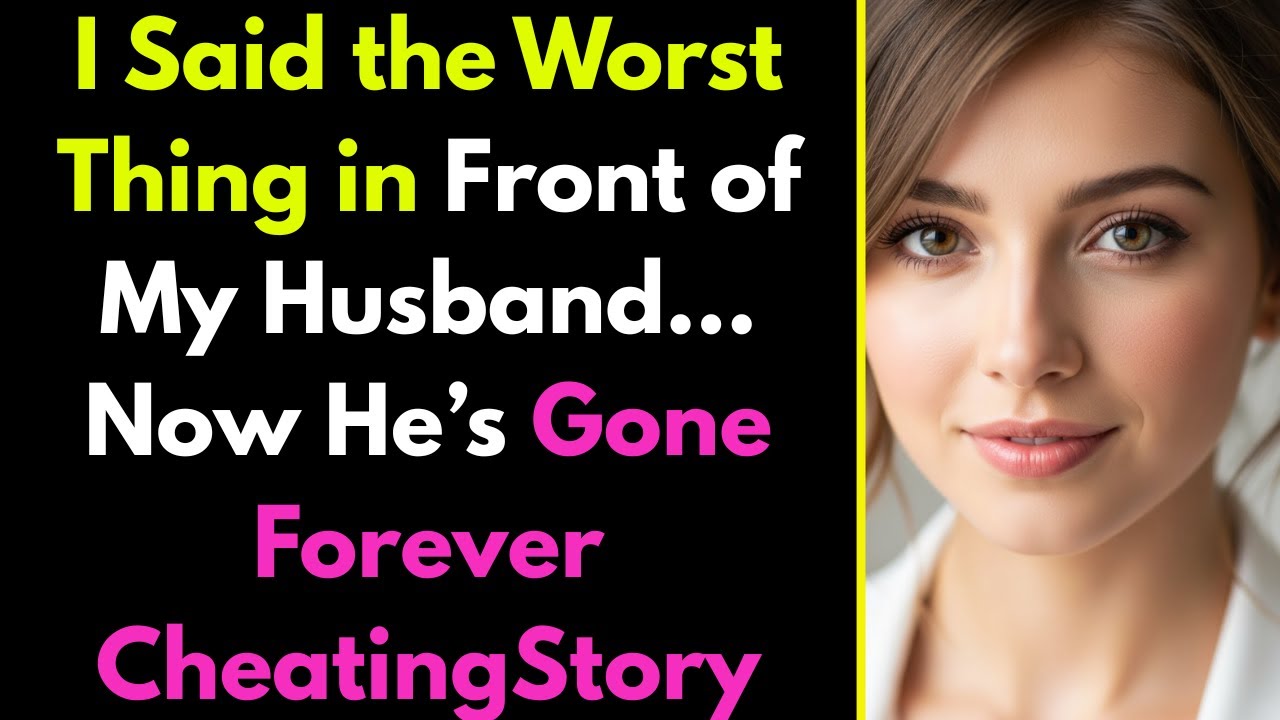 I Said the Worst Thing in Front of My Husband… Now He’s Gone Forever CheatingStory