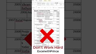 "MS Word Table Auto Fix by Double Click ⚡ Easy Trick" #excel #exceltips #exceltutorial #exceltricks