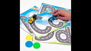Alphabet Road Mats Fine Motor Center for Kindergarten, Pre-K