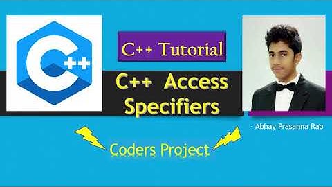 C++ Access Specifiers