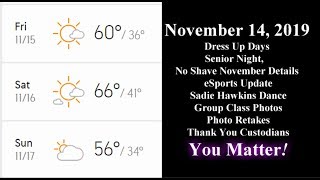 November 14, 2019 Big Spring High News and Weather