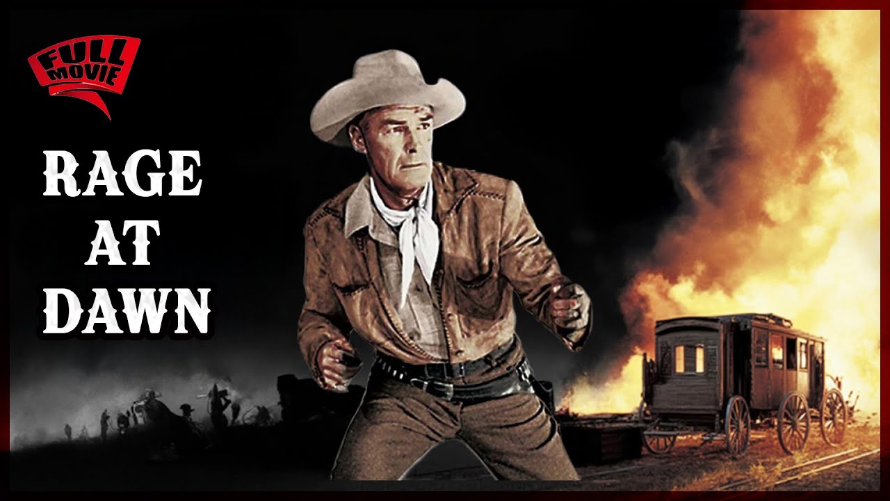 Rage at Dawn (Full Movie) | Randolph Scott Hunts America’s First Train Robbers | True-Crime Western
