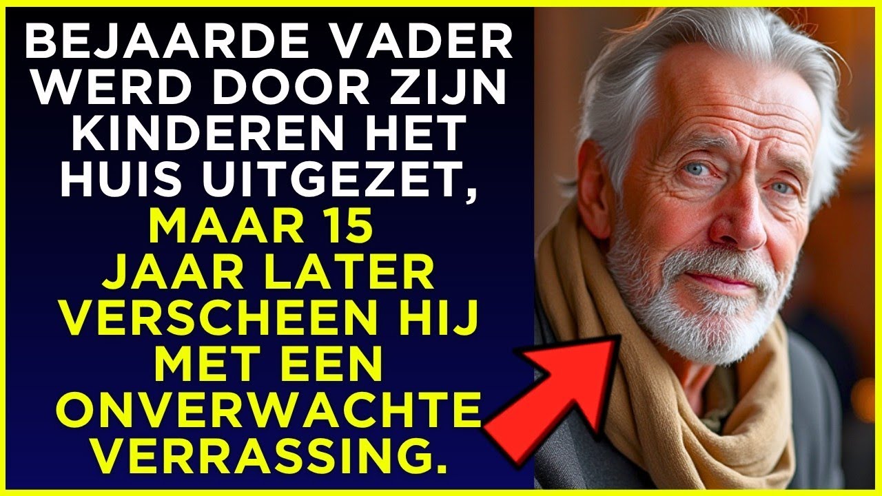 Bejaarde vader eruit gezet… 15 jaar later keert hij terug met een schokkende verrassing…