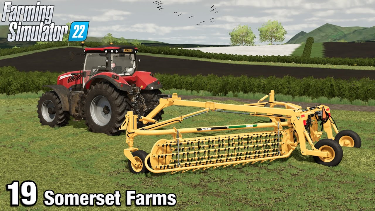 UPGRADING THE GRASS RAKE Farming Simulator FS22 Somerset Farms Ep 19