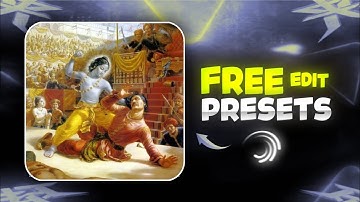Ae Inspired Lord Krishna Smooth Edit Preset | Alightmotion | Preset in description box 📉