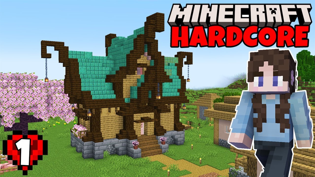 The PERFECT Start in HARDCORE Minecraft! - Ep.1 - YouTube