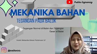 Tegangan di Balok? Bagaimana caranya?! Tegangan di Balok? Bagaimana caranya?!