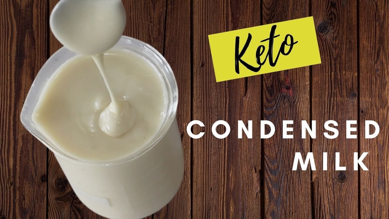 Keto Condensed Milk Sugar Free Condensed Milk Low Carb Sugar Free