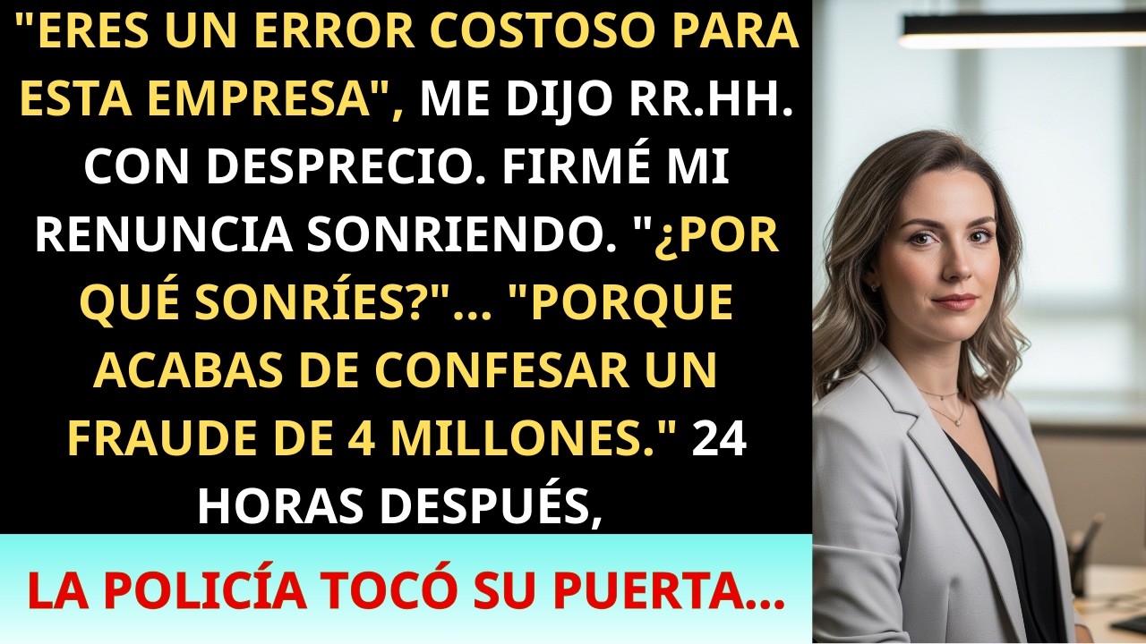 RR.HH. Me Llamó “Un Error Costoso”… Mi Renuncia Expuso Su Fraude Millonario