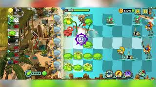 Plants vs Zombies 2 - Its About Time - Big Wave Beach 29 - Walkthrough 100% (No Commentary)