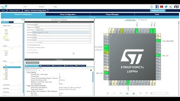 Viết chương trình cho STM32 sử dụng chức năng PWM và chức năng ADC để tạo ra 2 xung PWM ngược nhau