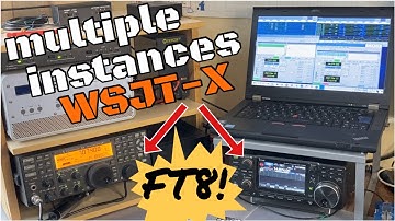 How to run multiple WSJT-X on one computer, FT8 under different callsigns and separate QSO logs.