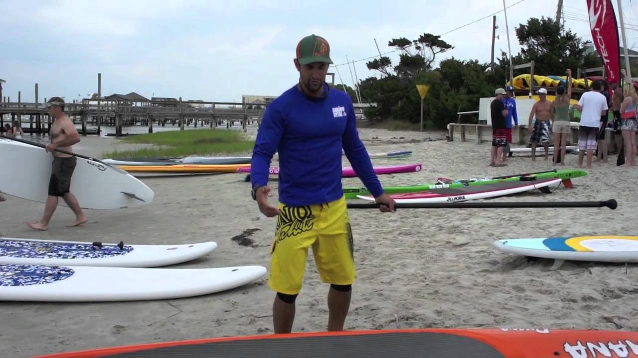 SUP Q&A with Rami Zur - Team Amino Vital Athlete Beth Andrew gets a demo from Rami