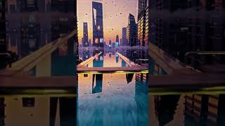🌆 The Most Insane Pool View on Earth #beyondreality #cinematic