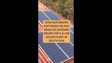 Overcoming Shading Issue for a 11kw Solar Rooftop Plant