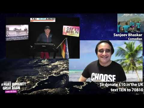 Eddie Izzard - Day 23 Roundup - A Run For Hope