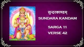 Sundara Kandam - Sarga 11 - Verse 42