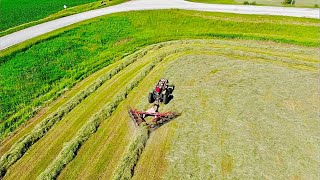 Raking and Baling Premium Quality Hay!