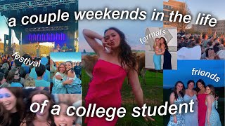 FORMALS, FESTIVALS, & FRIENDS | college weekend vlog @ jmu