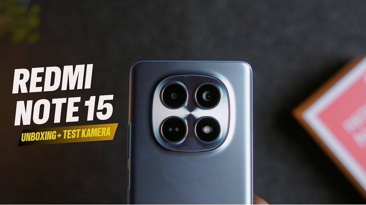 UNBOXING XIAOMI REDMI NOTE 15 5G | TEST CAMERA & VIDEO