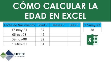 Cómo calcular la edad en Excel, super fácil !