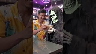 Make me best friends with the Grim Reaper drinking boba tea