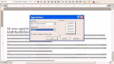 Learning MS Word in Pashto (Break,Page number, Date & time and Auto Text)