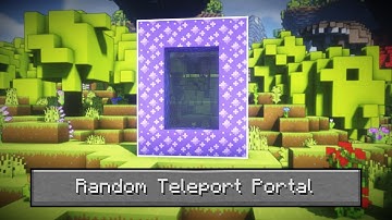 How To Make An RTP Portal & NPC In Minecraft Server (Tutorial)