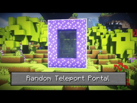 How To Make An RTP Portal & NPC In Minecraft Server (Tutorial)