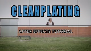 After Effects Tutorial - How To Create A Clean Plate In After Effects