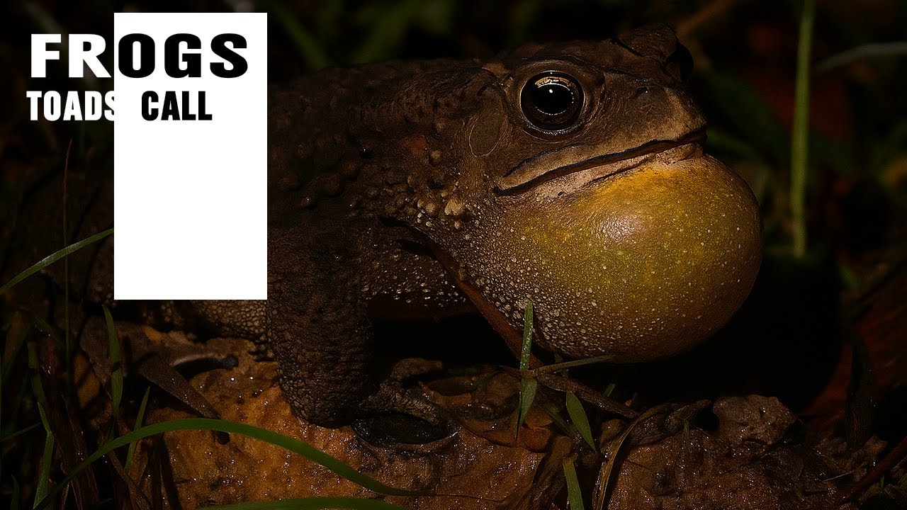 Frogs and toads | Frog sounds at night