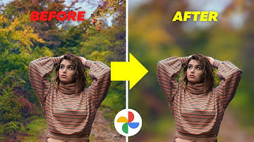 How to Blur Background of any photo using Google Photos