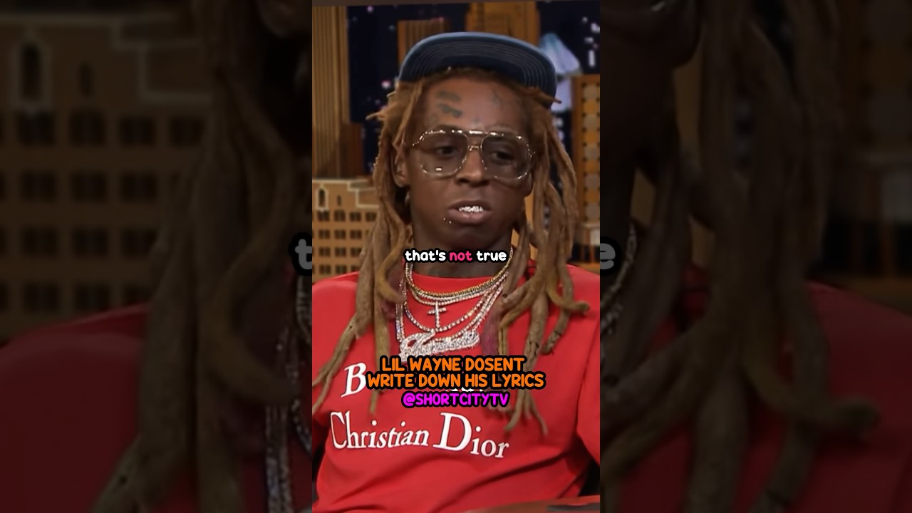 LIL WAYNE DOSENT WRITE HIS LYRICS? 😱 